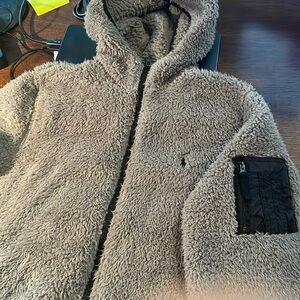 Ralph Lauren kids fuzzy jacket